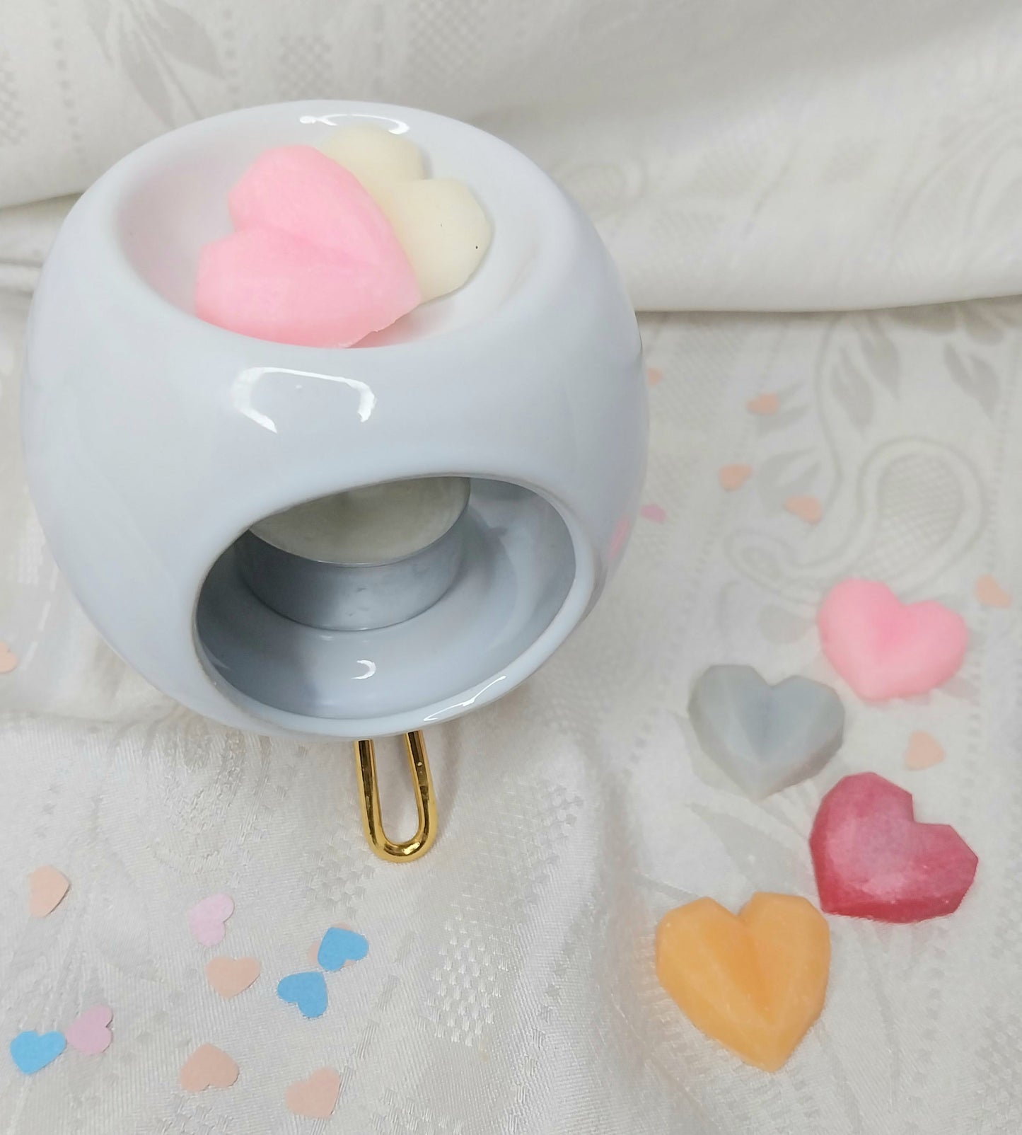 Αρωματιστής λευκός-χρυσό